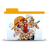 Folder One Piece Equipe Icon 48x48 png